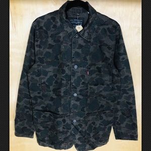NWT Levis Camoflauge Trucker Jacket-29655-0004